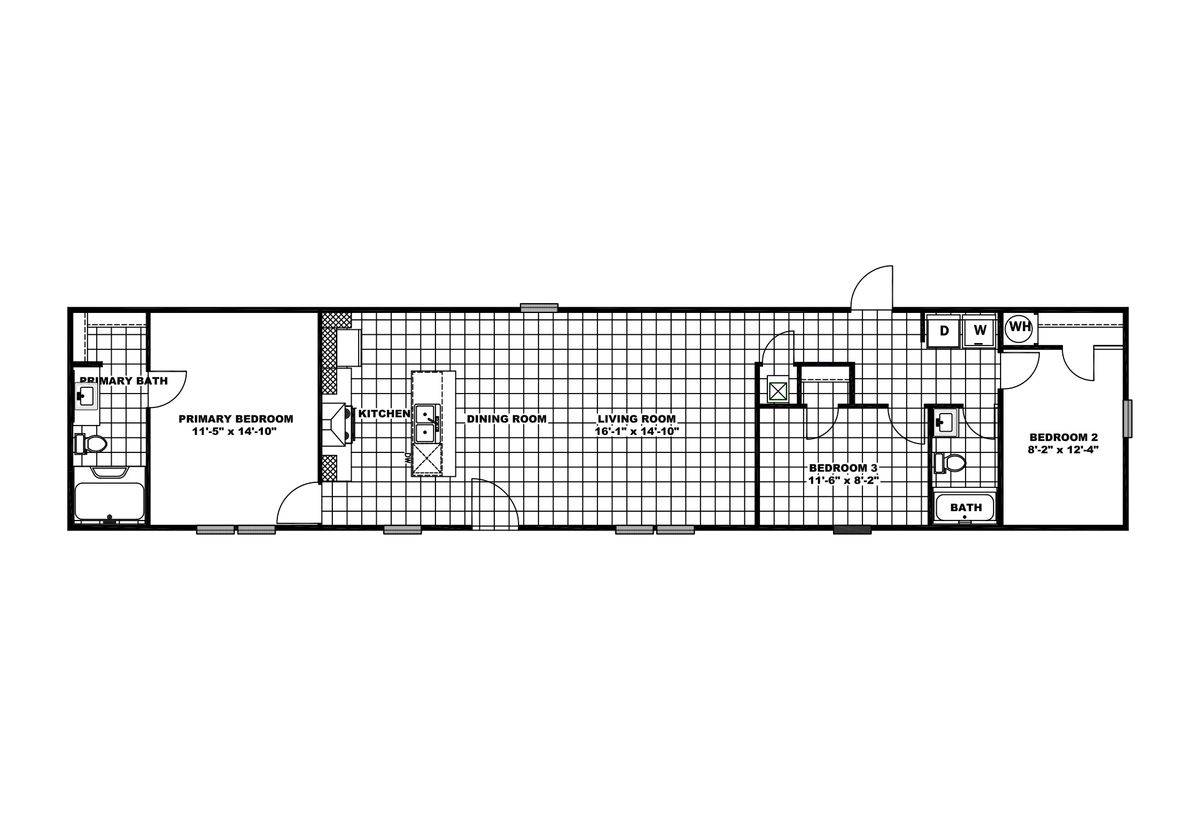 Essential The Breeze 46SSR16723AH from Freedom Homes of Gallipolis